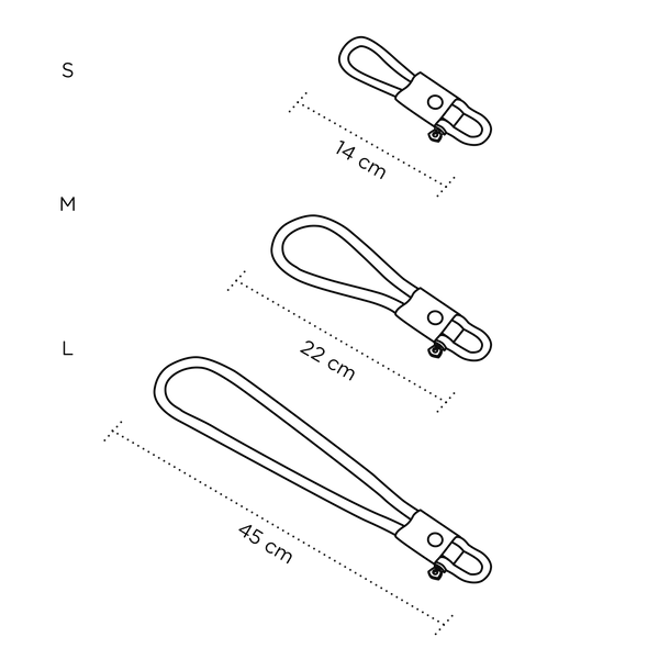 Schlüsselband Black 7.0